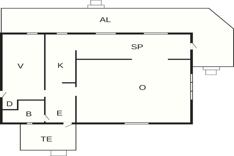 2 persoons vakantie huis in LEKERYD-By Traum-Plattegrond