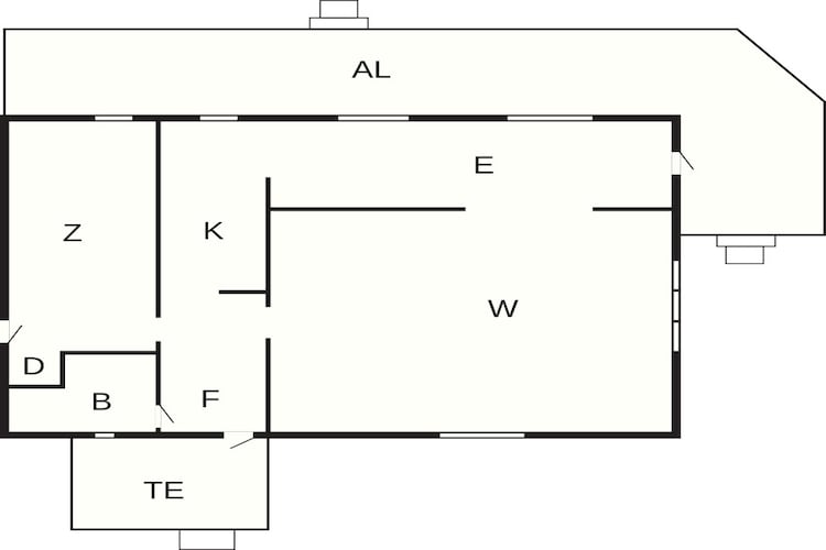 2 persoons vakantie huis in LEKERYD-By Traum-Plattegrond