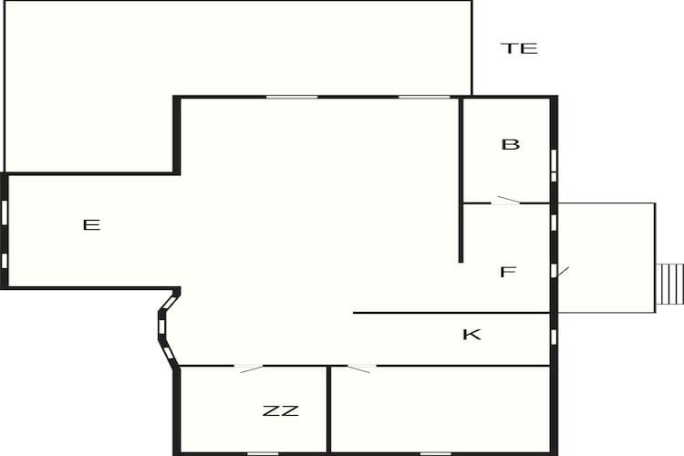 Maison de vacances pour 6 a SUNNE-By Traum-Plan d'étage
