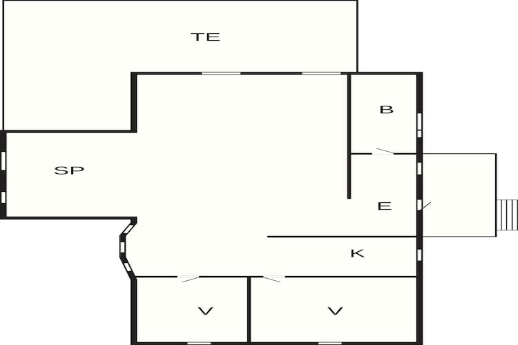 6 persoons vakantie huis in SUNNE-By Traum-Plattegrond