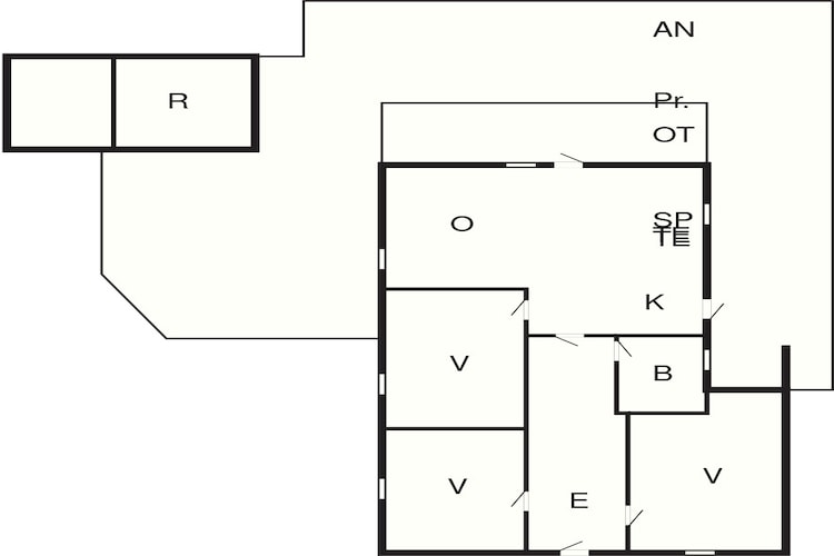 6 Personen Ferienhaus in Thisted-By Traum-Grundriss