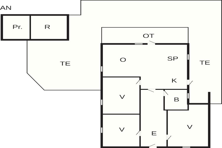 6 persoons vakantie huis in Thisted-By Traum-Plattegrond