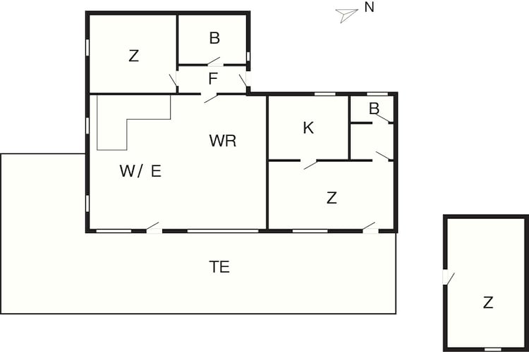 4 star holiday home in Præstø-By Traum-Floor plan