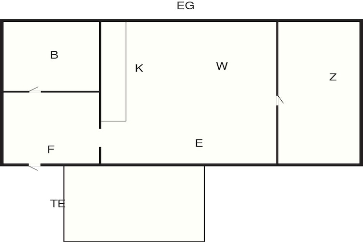 Bright holiday home in Vollsjö-By Traum-Floor plan