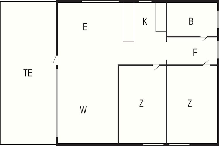 4 persoons vakantie huis in Græsted-By Traum-Plattegrond