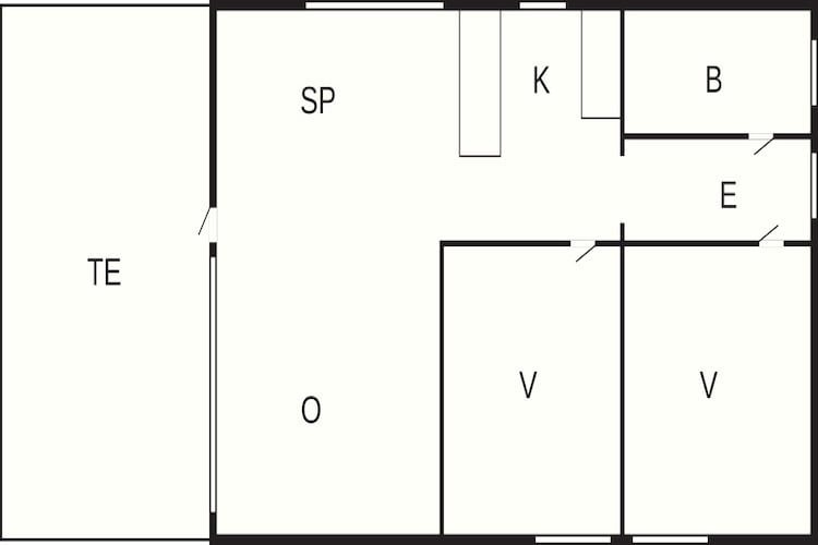 4 persoons vakantie huis in Græsted-By Traum-Plattegrond
