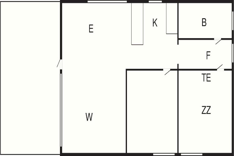 4 persoons vakantie huis in Græsted-By Traum - Plattegrond