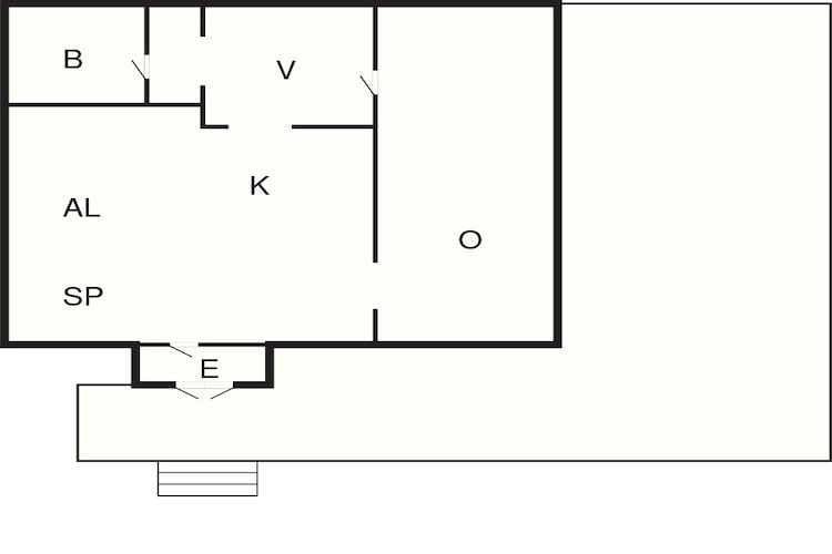 Idyllisch uitje met privéstrand - Plattegrond