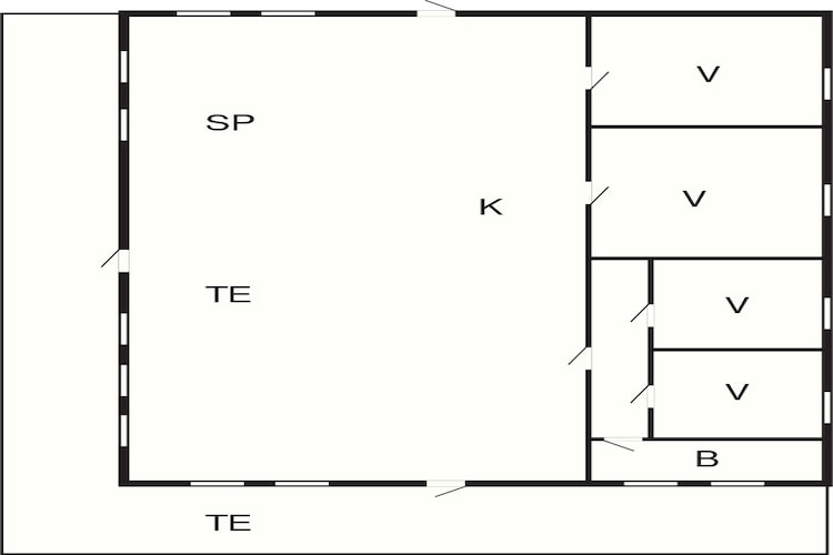 7 Personen Ferienhaus in Juelsminde-By Traum-Grundriss