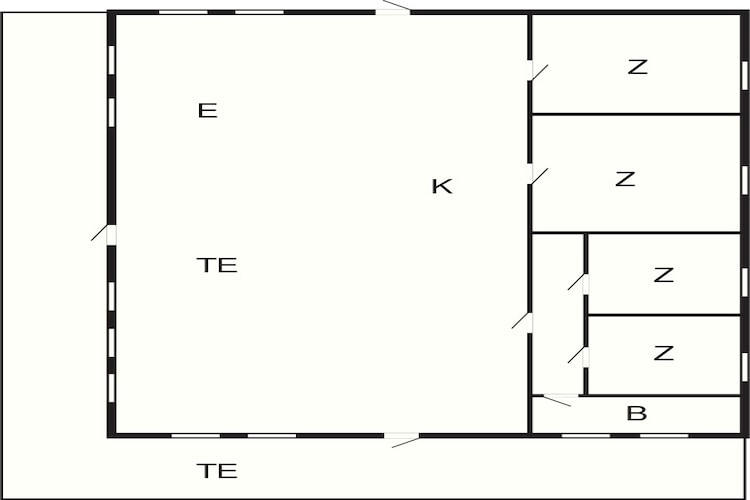 7 Personen Ferienhaus in Juelsminde-By Traum-Grundriss