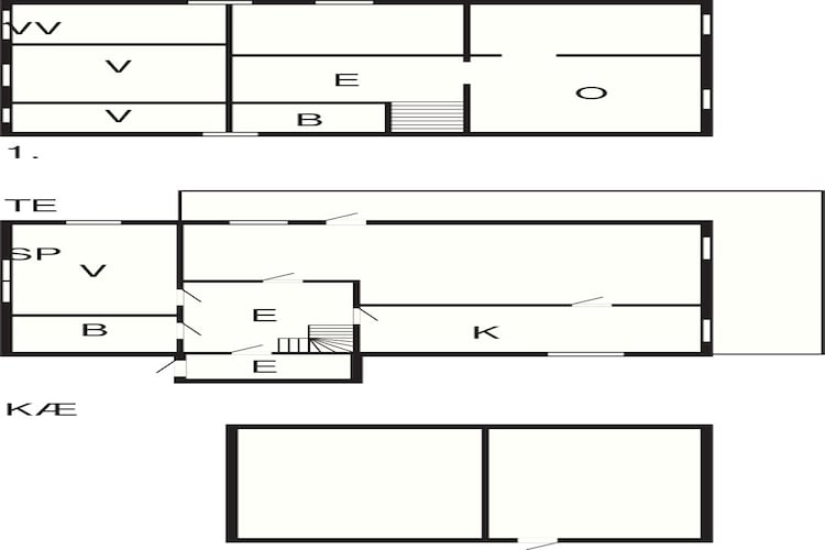 Maison de vacances pour 8 a Bremanger-Plan d'étage