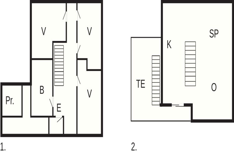 6 persoons vakantie huis in Søndeled-Plattegrond