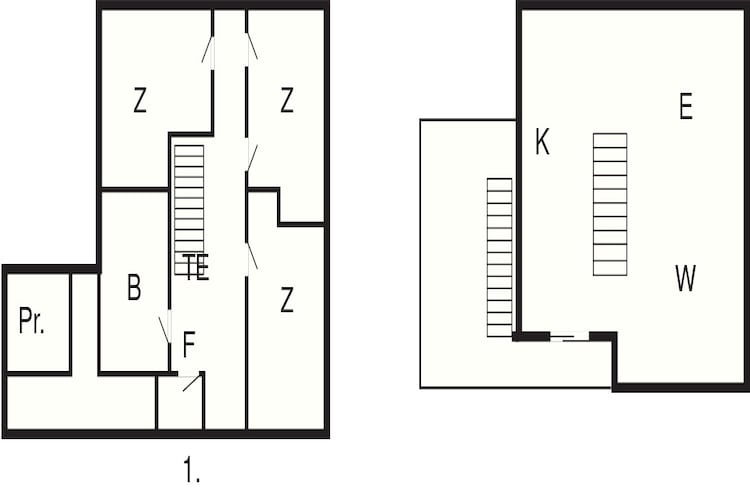 6 person holiday home in Søndeled - Floor plan