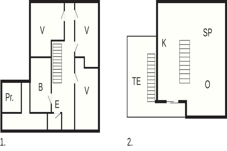 6 person holiday home in Søndeled - Floor plan