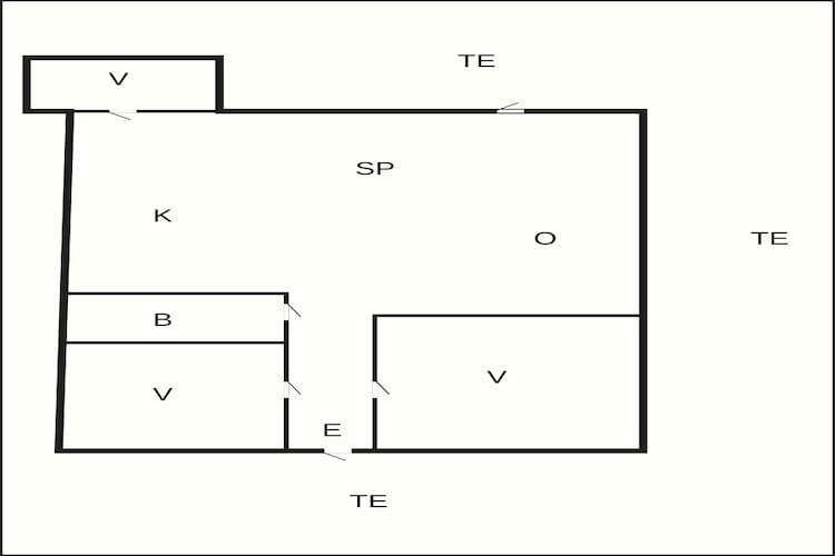 6 persoons vakantie huis in Roslev-By Traum-Plattegrond