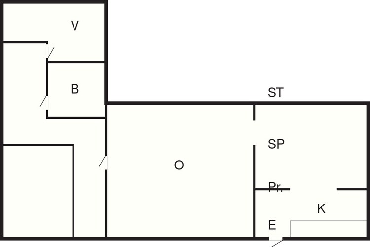 7 persoons vakantie huis in Löderup-Plattegrond