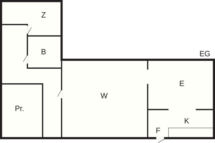 Maison de vacances pour 7 a Löderup - Plan