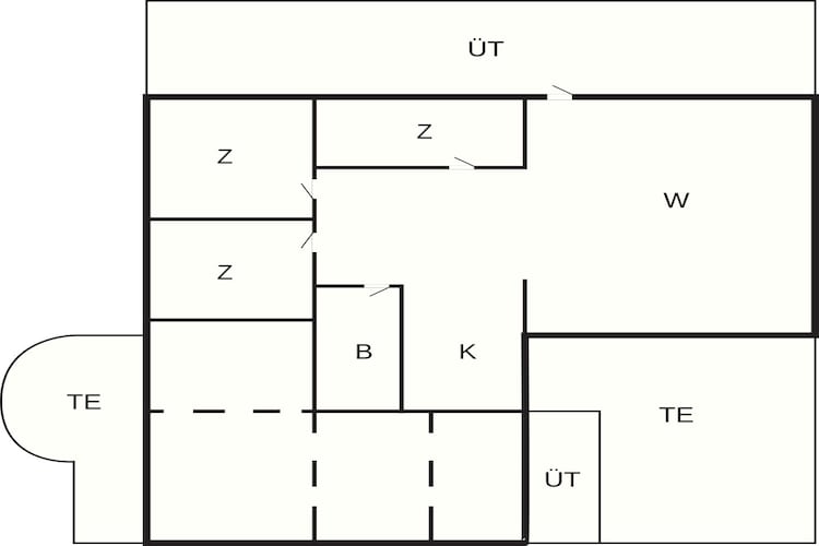 6 persoons vakantie huis in Skjern-By Traum - Plattegrond