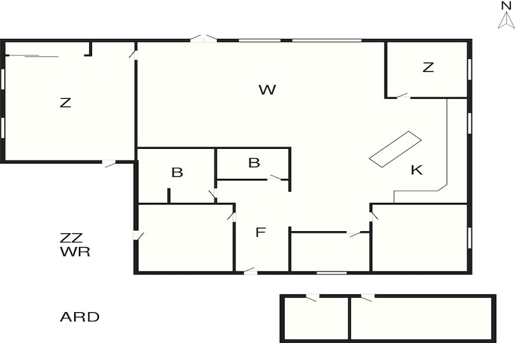 5 star holiday home in Vinderup-By Traum-Floor plan