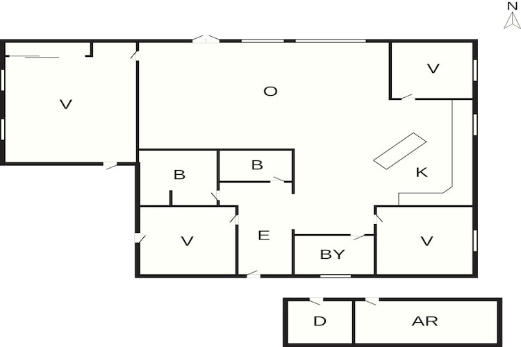 5 sterren vakantie huis in Vinderup-By Traum-Plattegrond