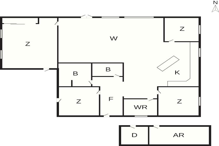 5 sterren vakantie huis in Vinderup-By Traum-Plattegrond
