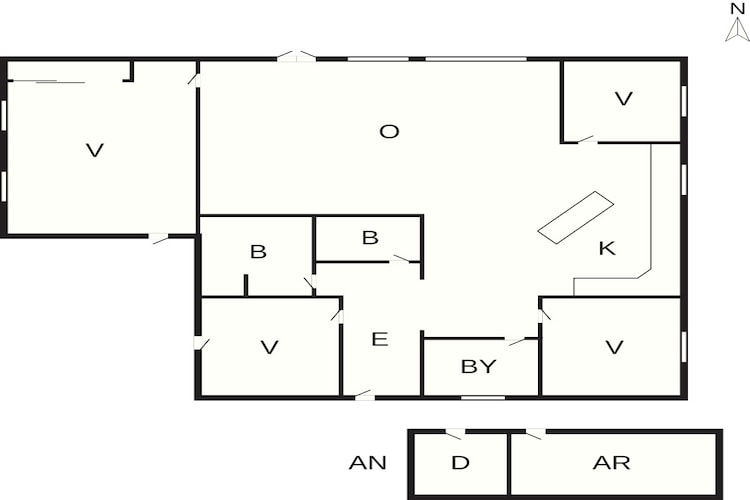 5 sterren vakantie huis in Vinderup-By Traum-Plattegrond
