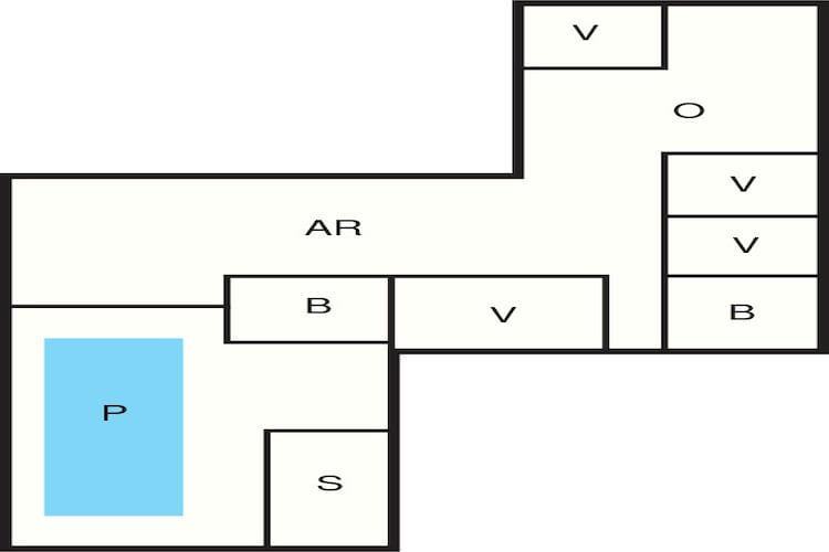 5 star holiday home in Glesborg-By Traum-Floor plan