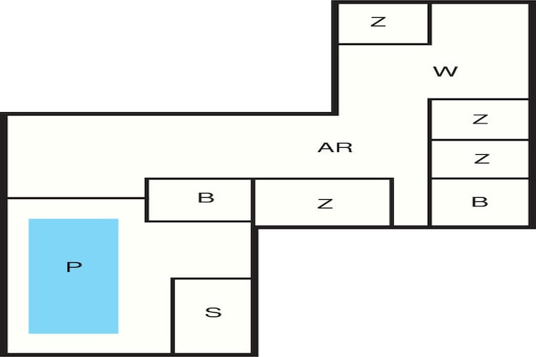 5 star holiday home in Glesborg-By Traum-Floor plan