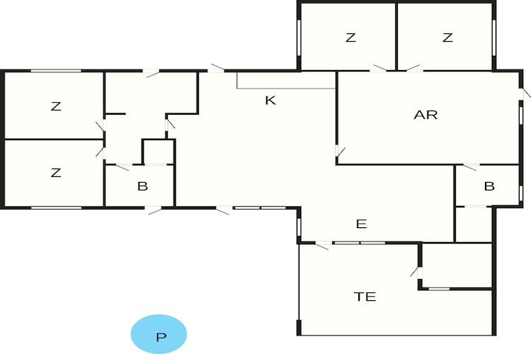 Luxe retraite in albaek -- By Traum Ferienwohnungen - Plattegrond