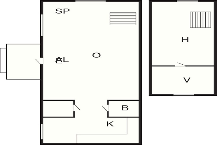 5 persoons vakantie huis in ÅSEDA - Plattegrond