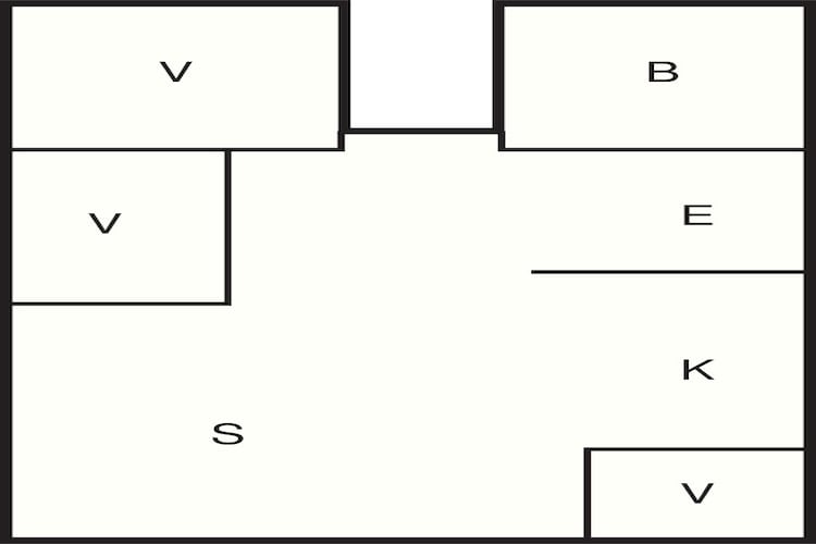 4 etoiles maison de vacances a Løkken-By Traum-Plan d'étage