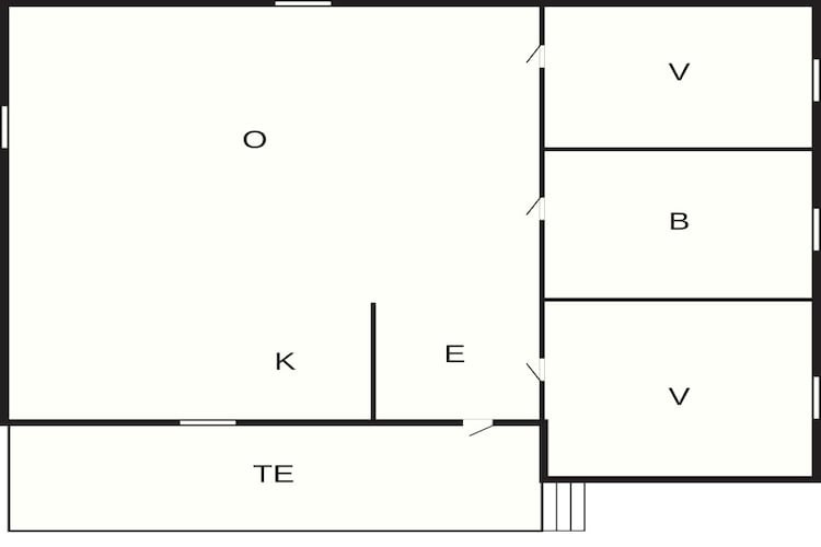 4 persoons vakantie huis in Lysøysundet-Plattegrond