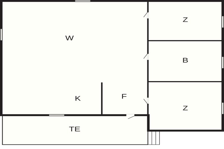 4 persoons vakantie huis in Lysøysundet - Plattegrond