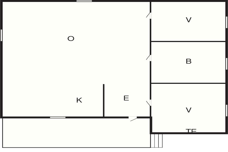4 persoons vakantie huis in Lysøysundet - Plattegrond