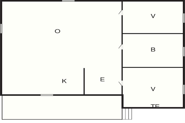4 persoons vakantie huis in Lysøysundet - Plattegrond