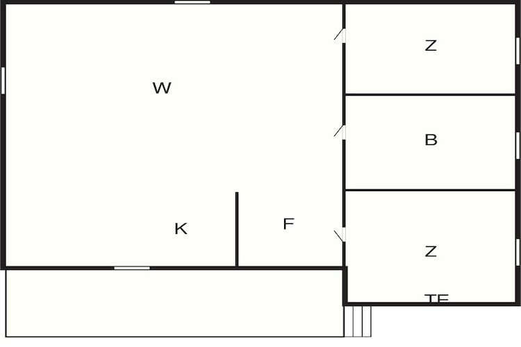 4 persoons vakantie huis in Lysøysundet - Plattegrond