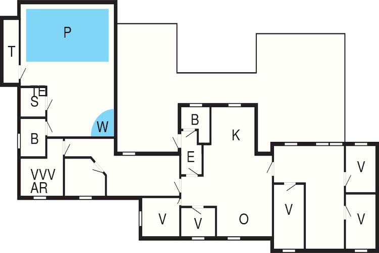 4 Sterne Ferienhaus in Øster Assels-By Traum-Grundriss