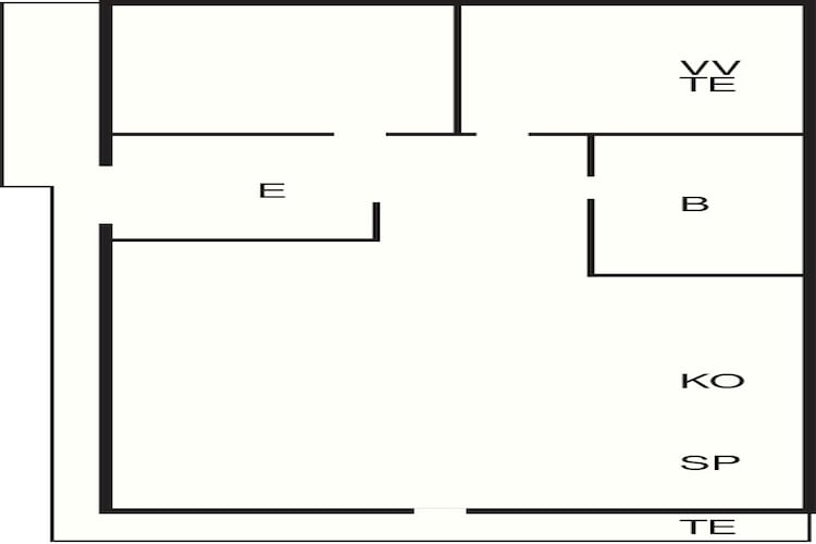 5 person holiday home in Treungen-Floor plan