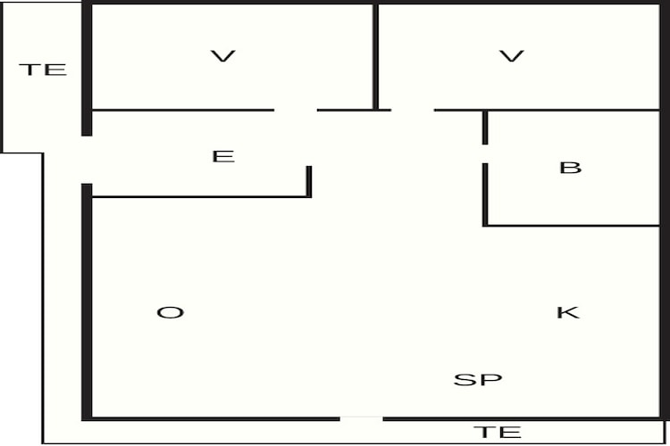 5 persoons vakantie huis in Treungen-Plattegrond