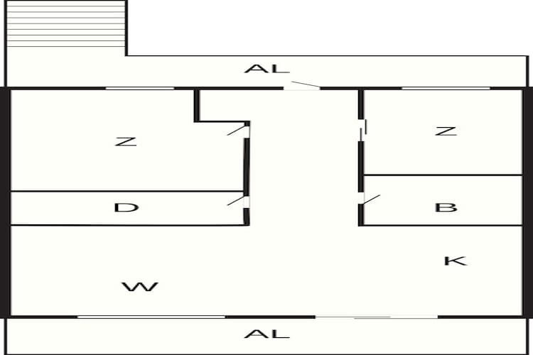 4 persoons vakantie huis in Frekhaug-Plattegrond