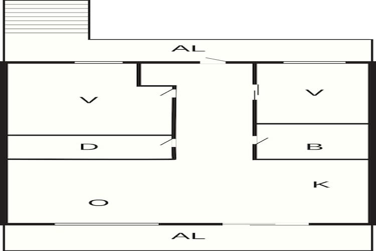 4 persoons vakantie huis in Frekhaug-Plattegrond