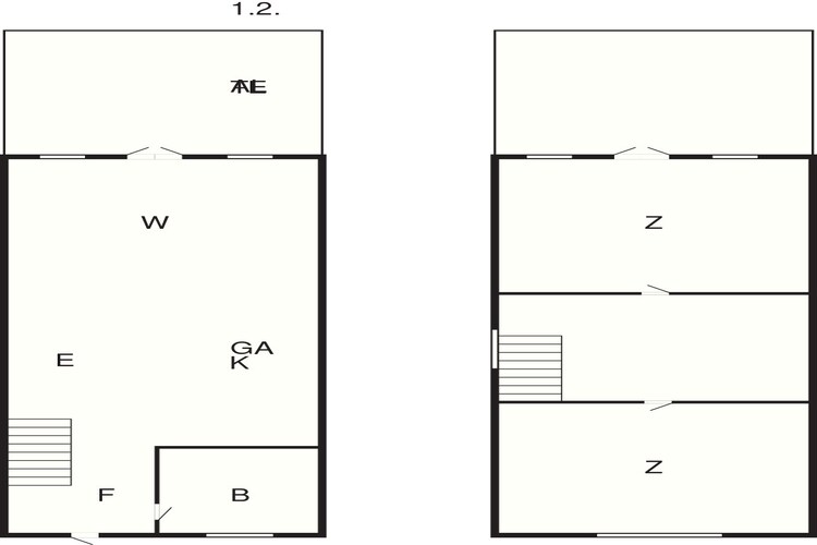 Maison de vacances pour 6 a Hadsund-By Traum - Plan