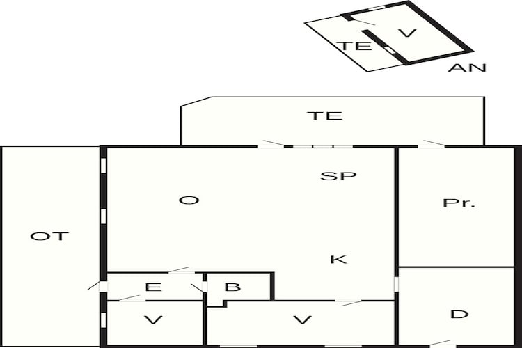 5 persoons vakantie huis in Thyholm-By Traum-Plattegrond
