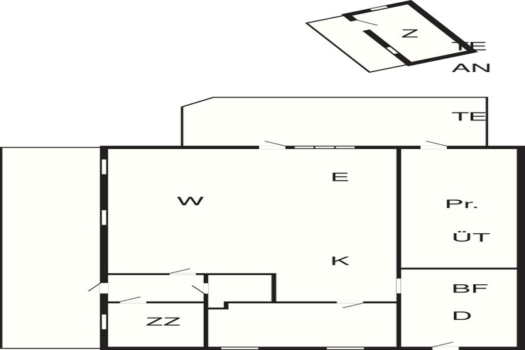 5 persoons vakantie huis in Thyholm-By Traum - Plattegrond