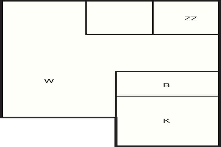 6 person holiday home in Løkken-By Traum-Floor plan