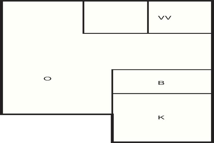 6 person holiday home in Løkken-By Traum-Floor plan