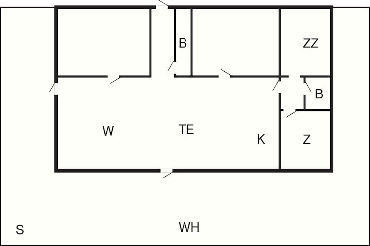 5 etoiles maison de vacances a Vestervig-By Traum-Plan d'étage
