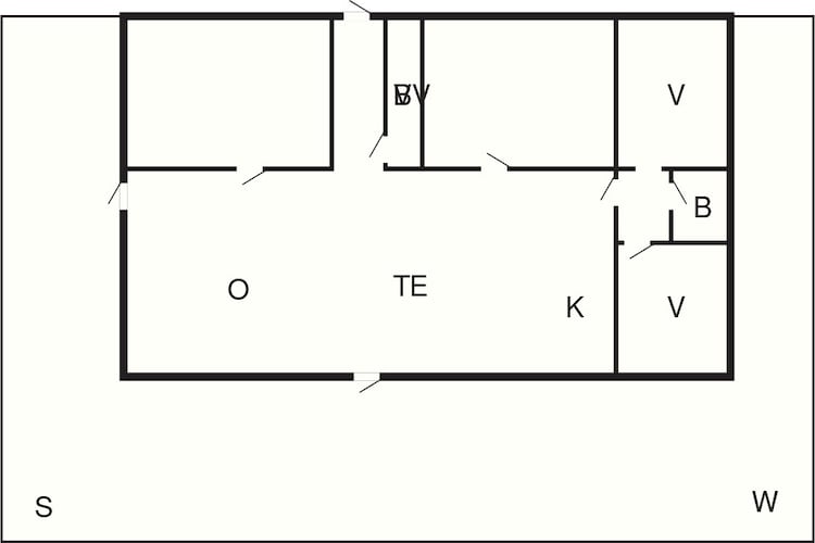 5 etoiles maison de vacances a Vestervig-By Traum-Plan d'étage