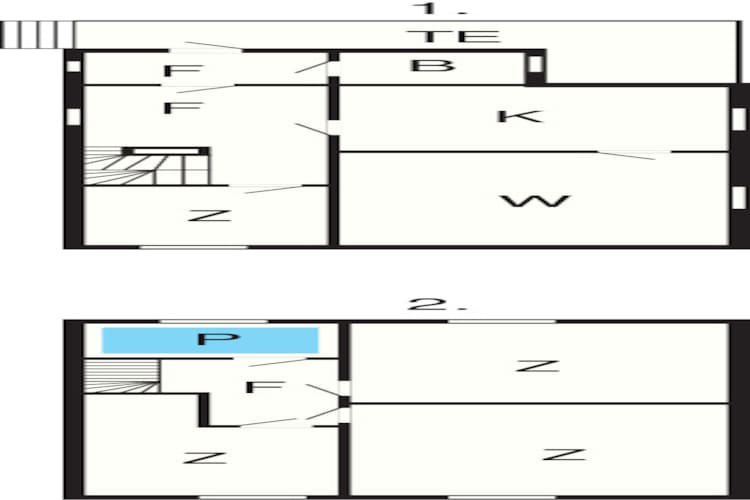 6 person holiday home in Sandhornøy-Floor plan