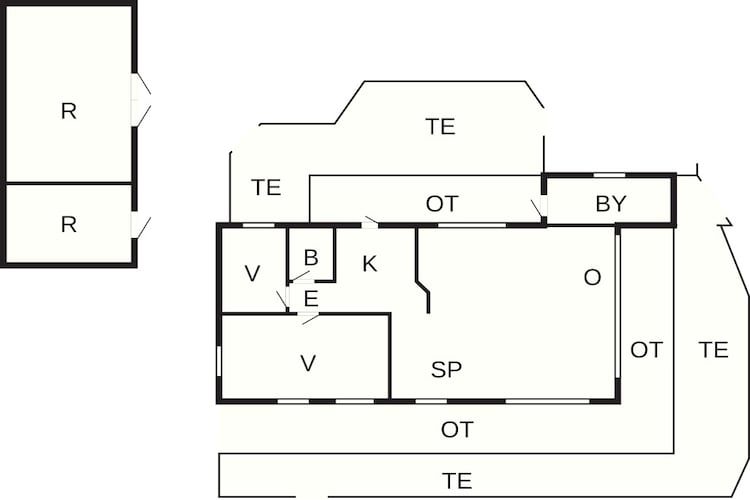 5 persoons vakantie huis in Føllenslev-By Traum-Plattegrond
